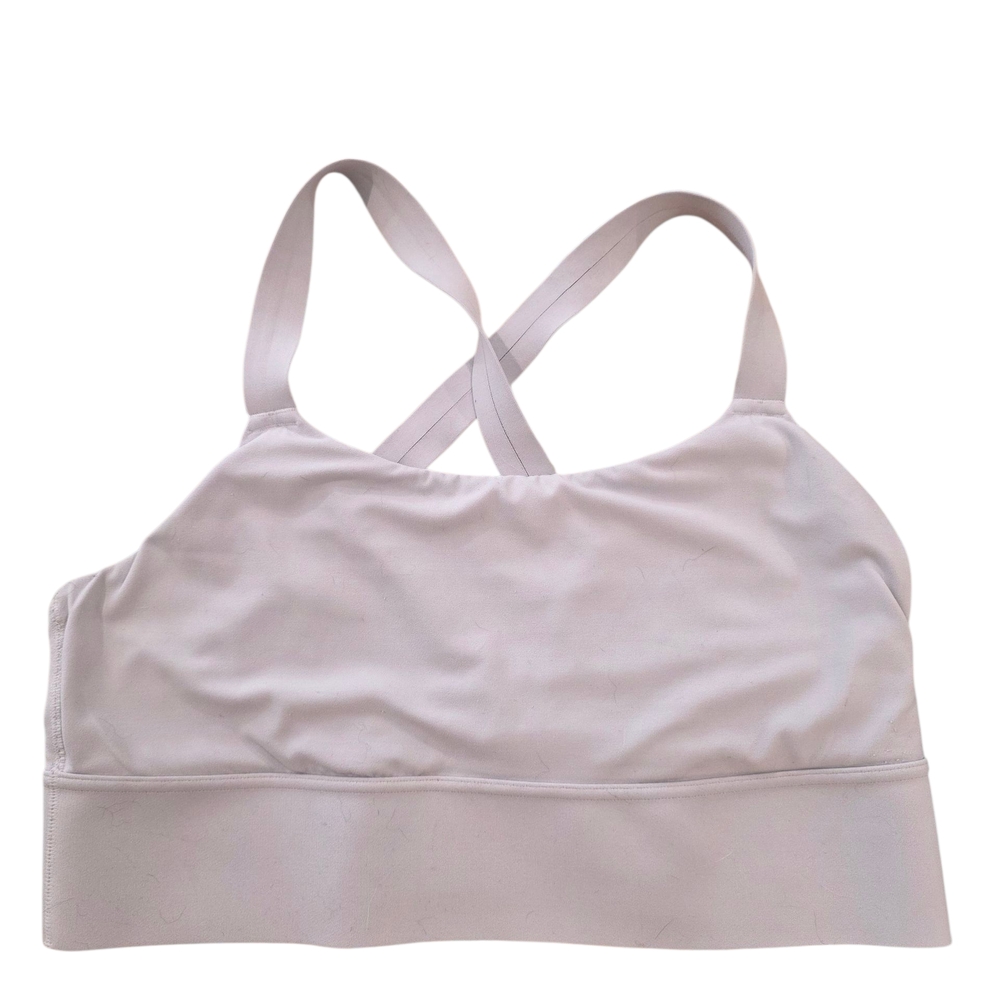 Athleta Crisscross Sports Bra XL — Light Gray